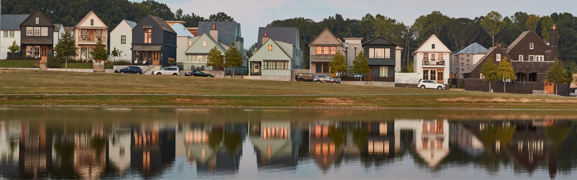 a row of homes